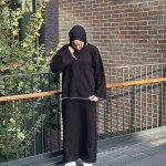 طقم صوف قطعتين