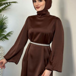 فستان ساتان