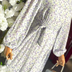 فستان شيفون مبطن