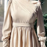 فستان مع شال