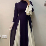 فستان شيفون مبطن