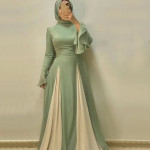 فستان شيفون مبطن